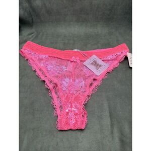 Savage X Fenty Living in the Clouds Iridescent Lace Brazilian Underwear Size 1X